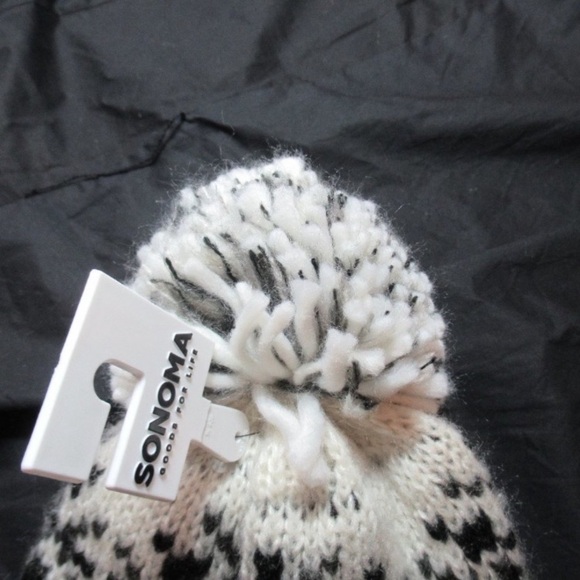 Sonoma Super cozy hat w pom & mittens retro boho vibe soft cozy yarns - Picture 7 of 15